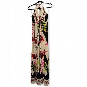 Olian Y2K Maxi Halter Dress -- summer, 2000s